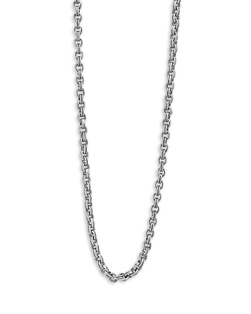 Men's Sterling Silver Anthem Double Link Caviar Chain Necklace, 3mm, 20in Product Image