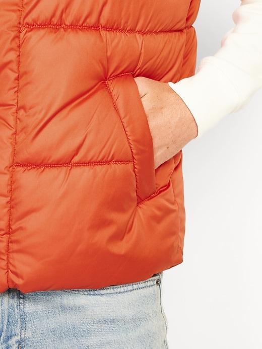 Water-Resistant Puffer Vest Product Image