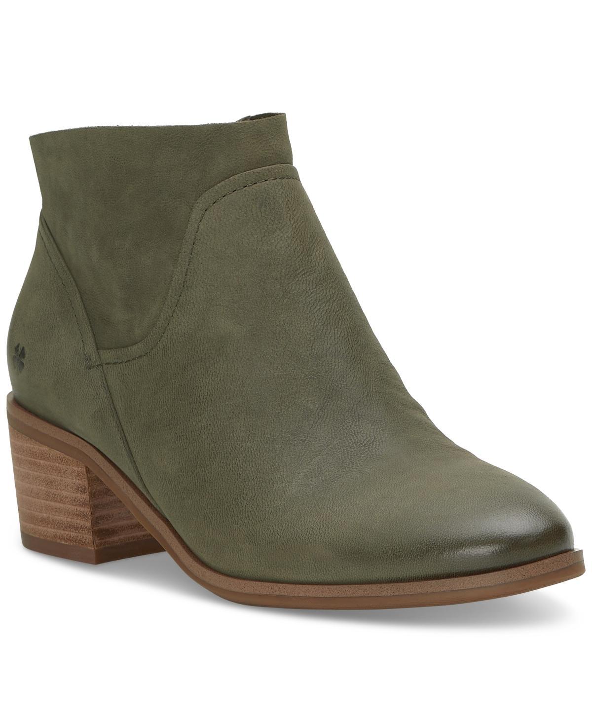 Lucky Brand Womens Claral Block-Heel Ankle Booties Product Image