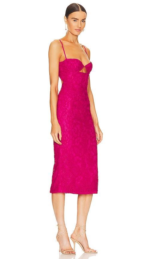 Bardot Ivanna Lace Cutout Midi Dress Product Image