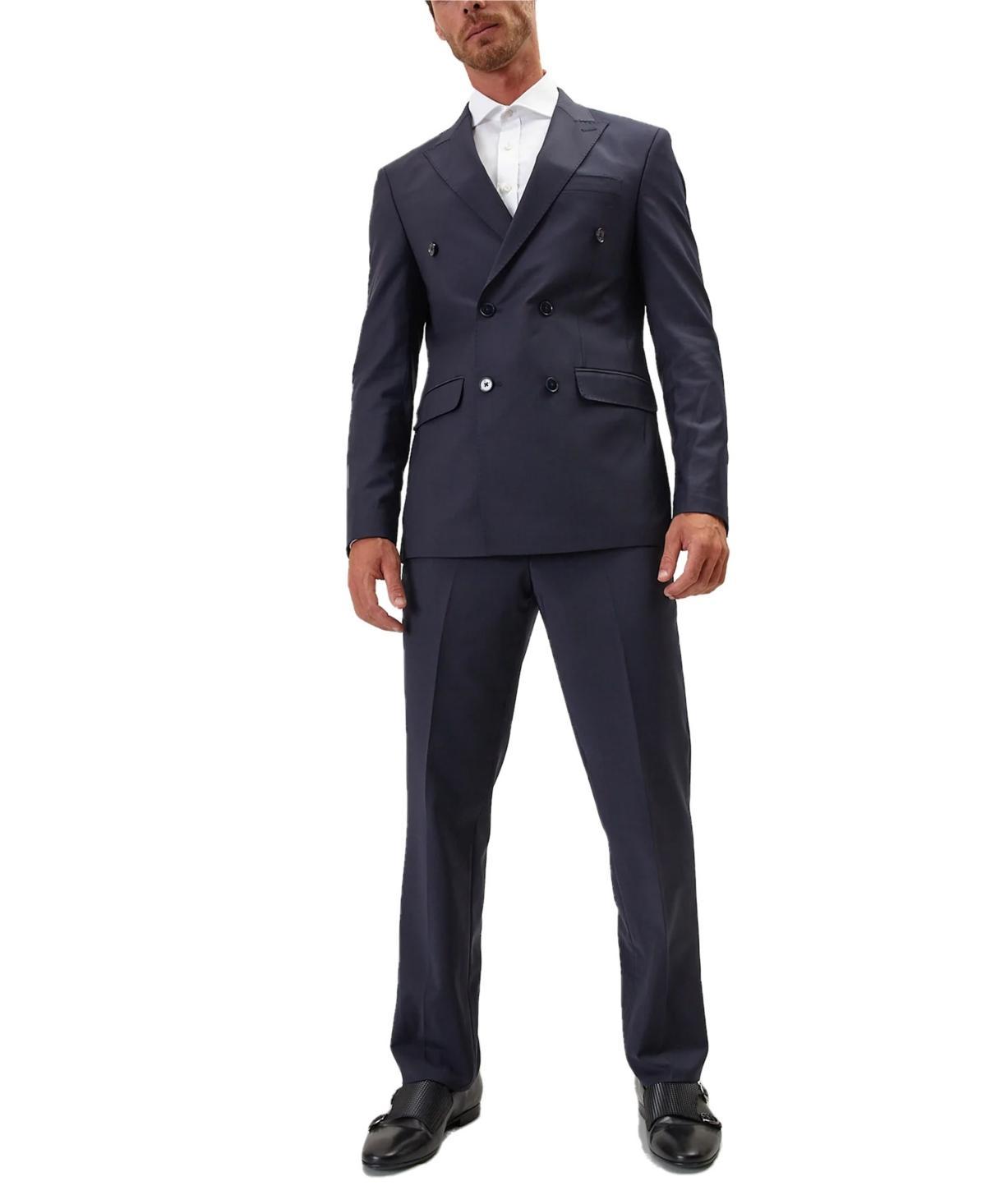 Ron Tomson Mens Modern Double Breasted, 2-Piece Suit Set Product Image