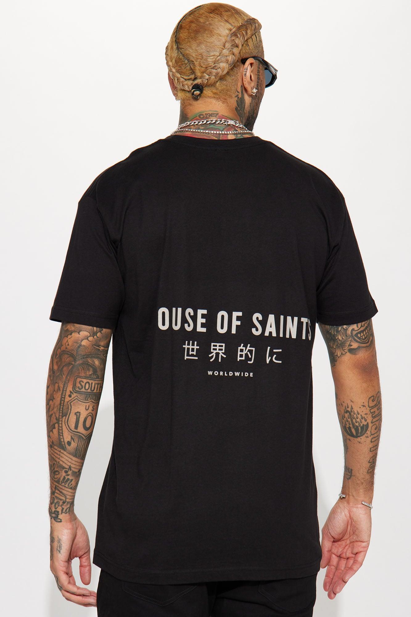 House Of Saints Short Sleeve Tee - Black Product Image