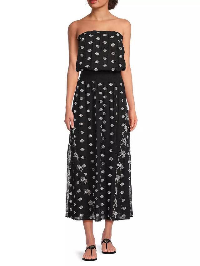 Cynthia Cotton Eyelet Midi-Dress Product Image