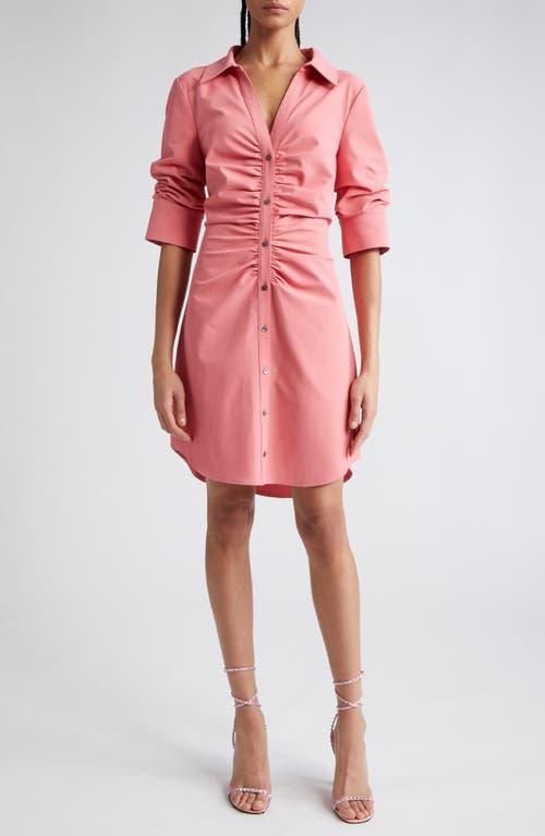 Womens Elina Gathered Mini-Shirtdress Product Image