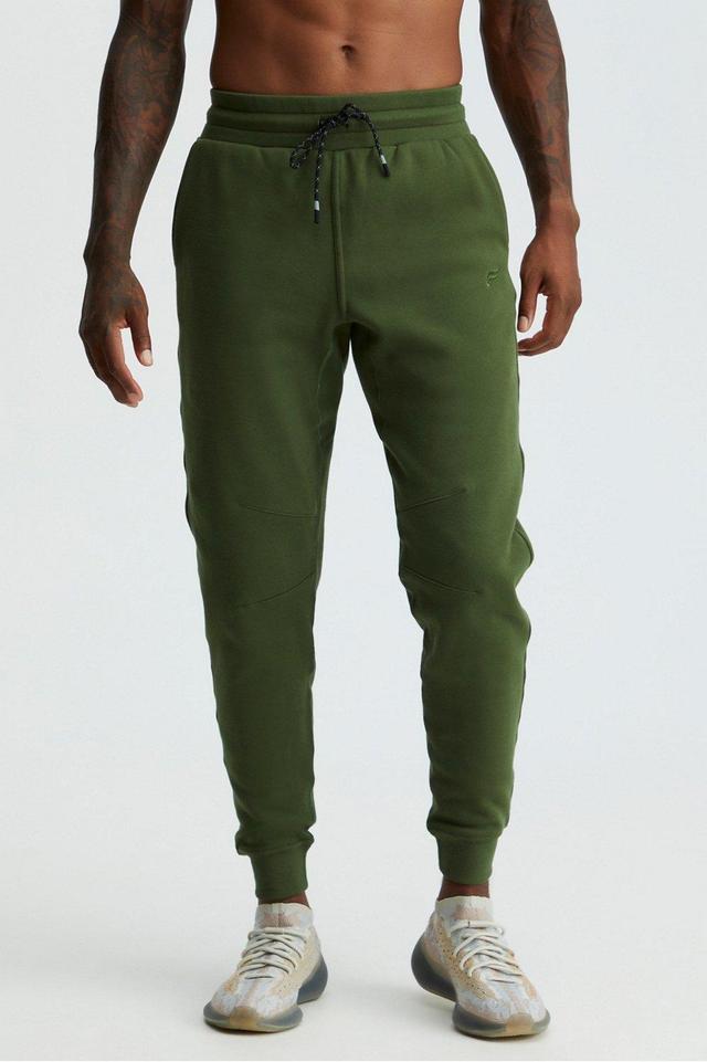 Fabletics Men The Postgame Jogger male Olive Green Size XXL Product Image