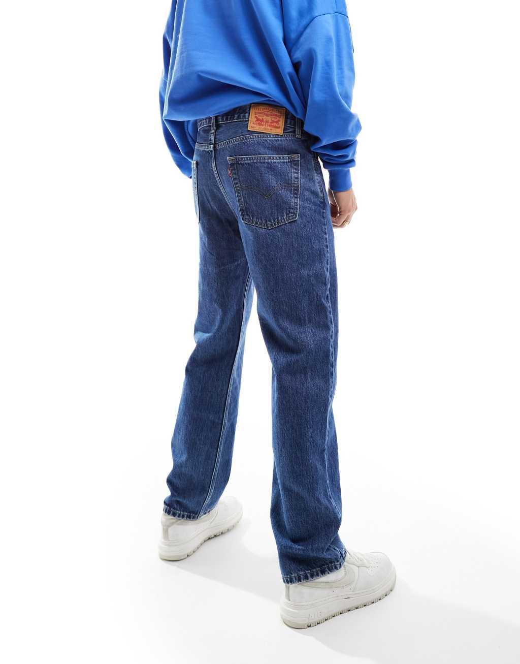 Levi's 565 '97 loose straight fit jeans in mid blue wash Product Image