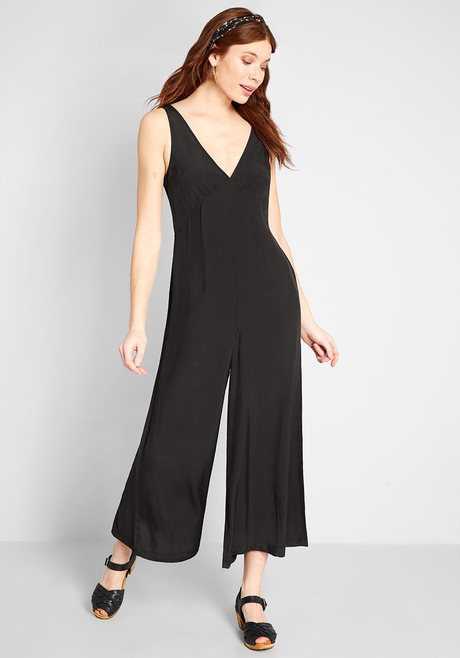 Bon Voyage V-Neck Jumpsuit Product Image