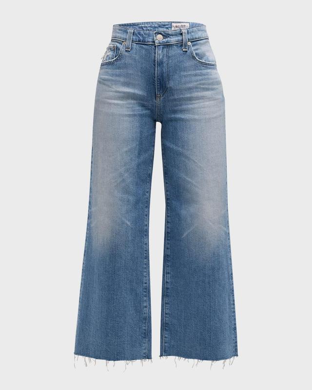 Saige Wide-Leg Crop Jeans Product Image