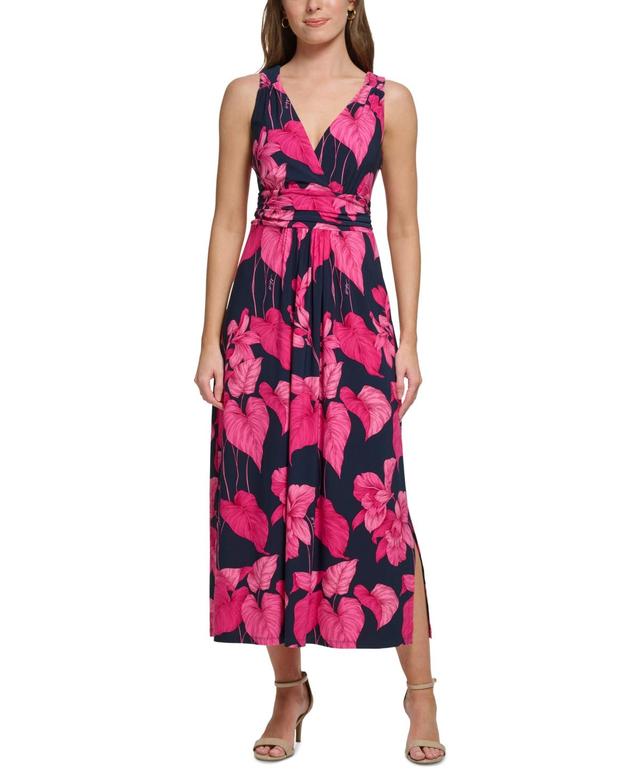 Tommy Hilfiger Womens Floral-Print Maxi Dress Product Image