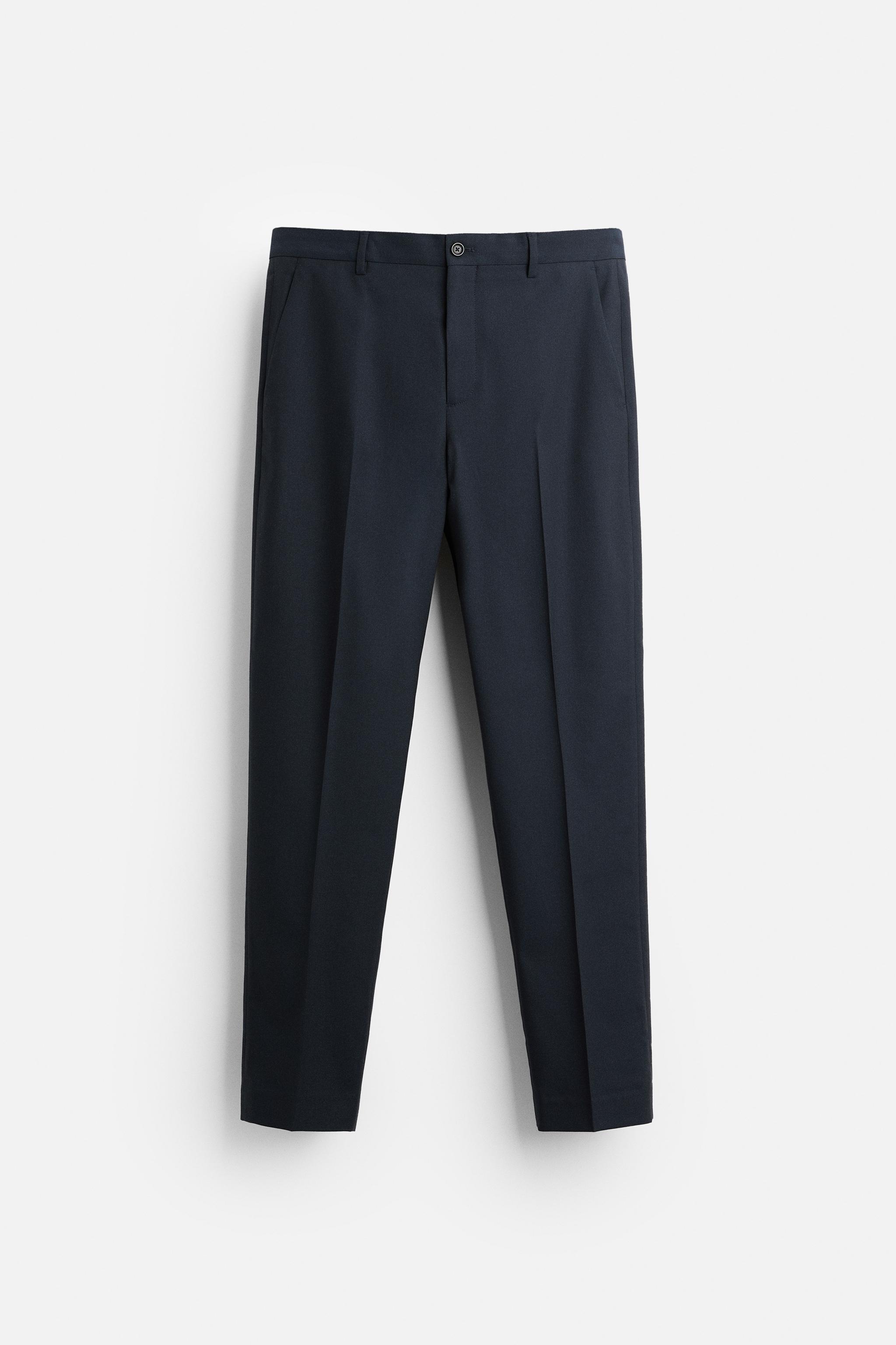 TEXTURED SUIT PANTS Product Image