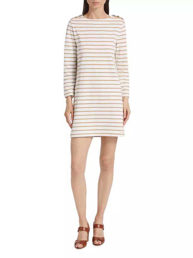 Ruta Striped Shift Minidress Product Image