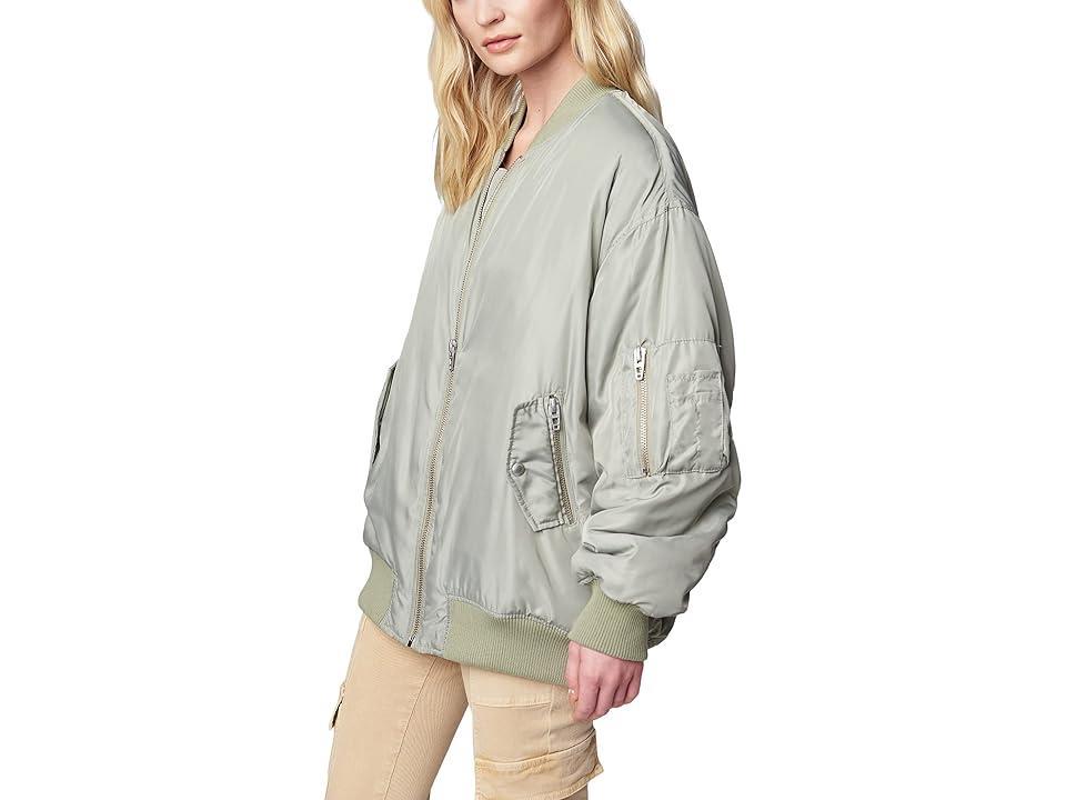 Blank NYC Nylon Bomber (Auto Pilot) Women's Clothing Product Image