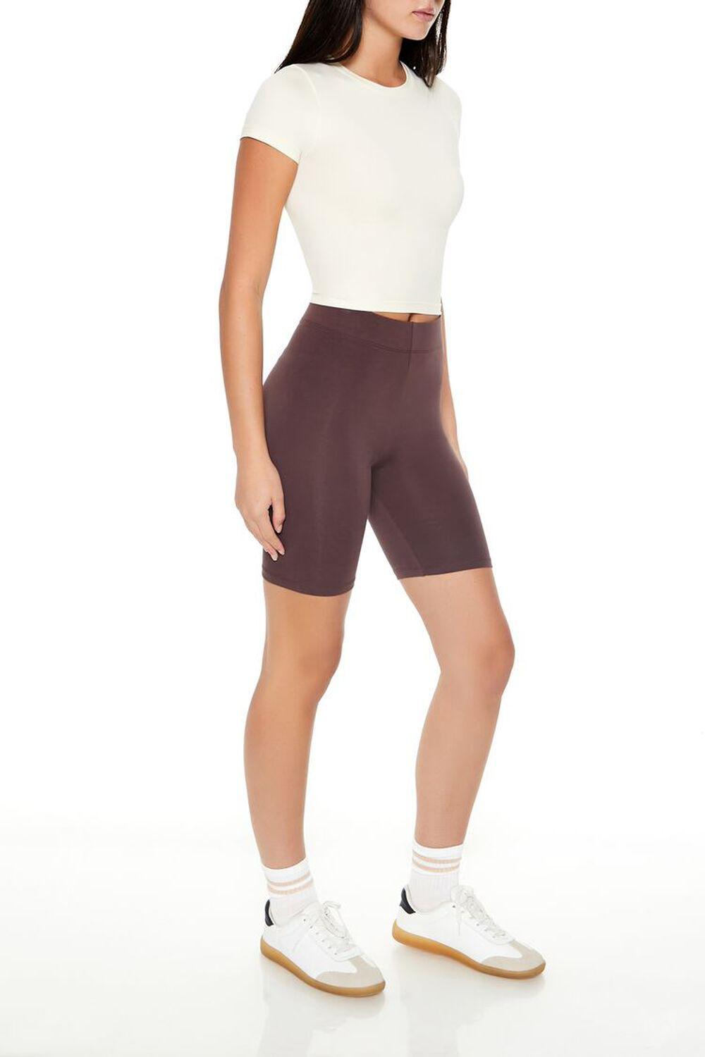 Cotton-Blend Biker Shorts | Forever 21 Product Image