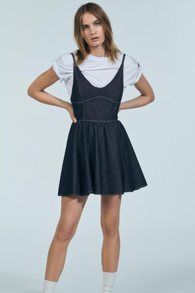 TRF DENIM SWING DRESS Product Image