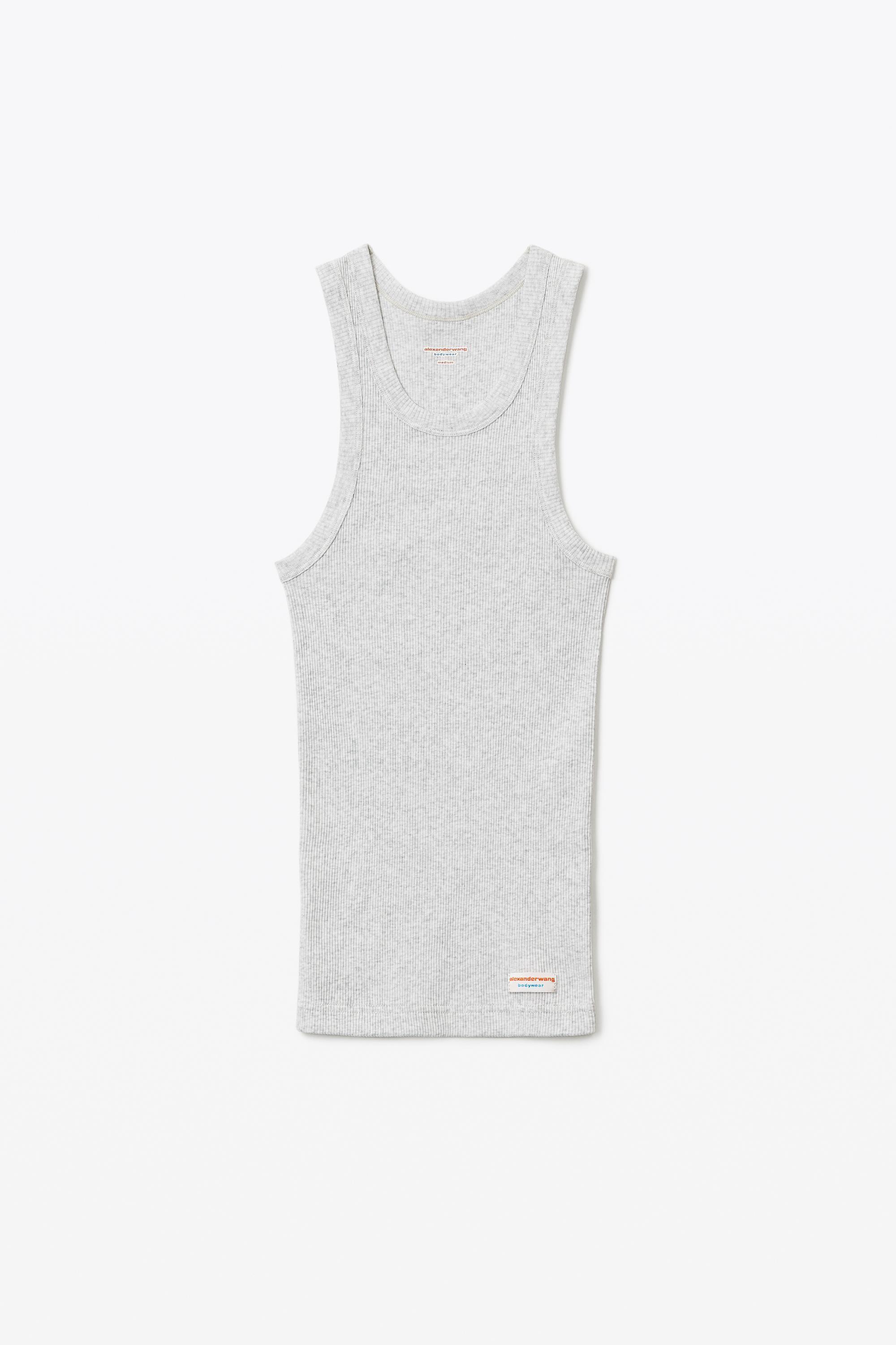 Men's Tank In Ribbed Cotton Jersey Product Image