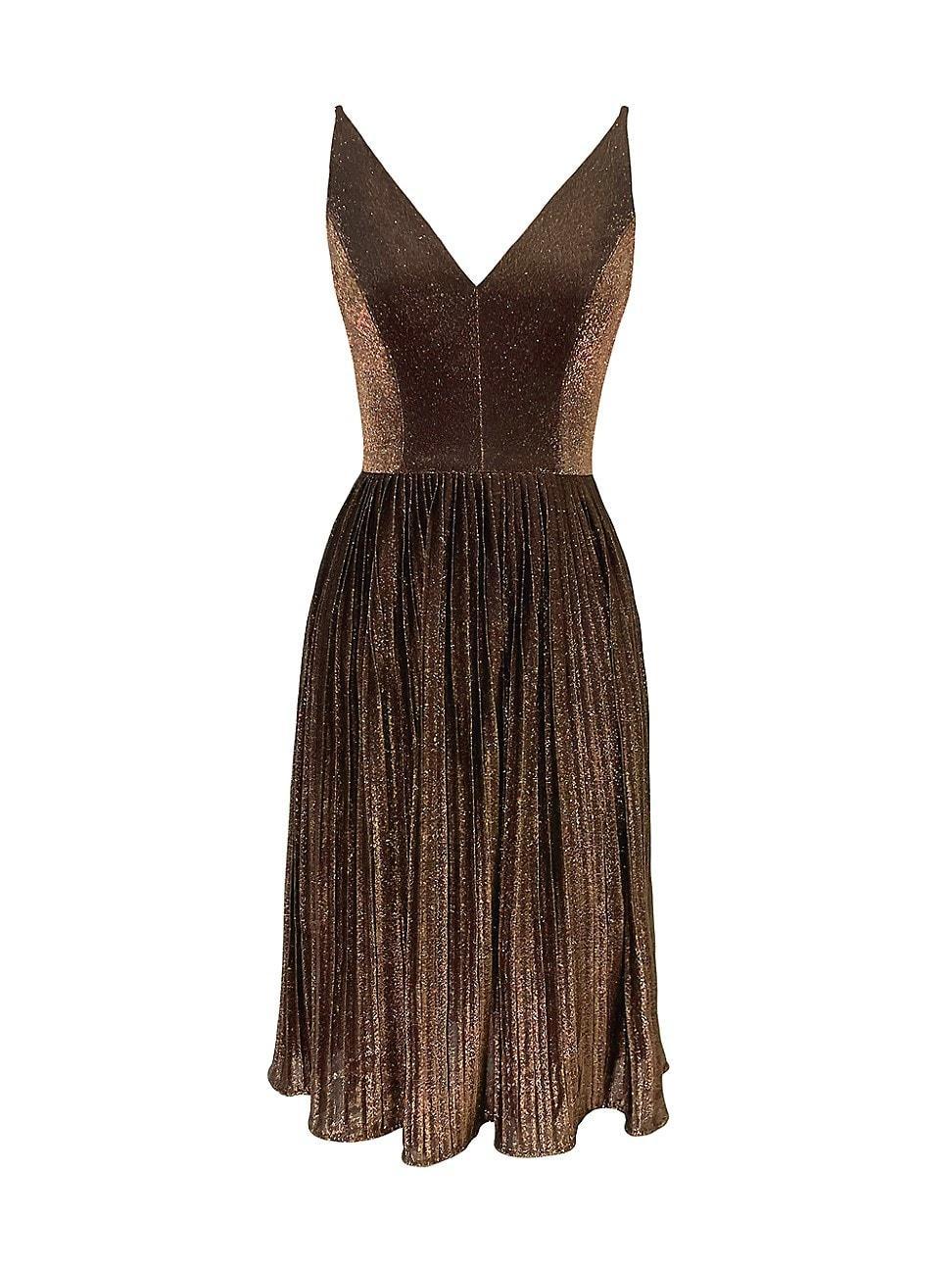 Dress the Population Haley Sparkle Pleated Cocktail Dress Product Image