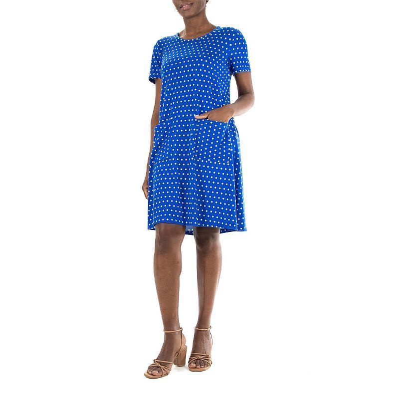 Womens Nina Leonard Dot Swing Dress product image