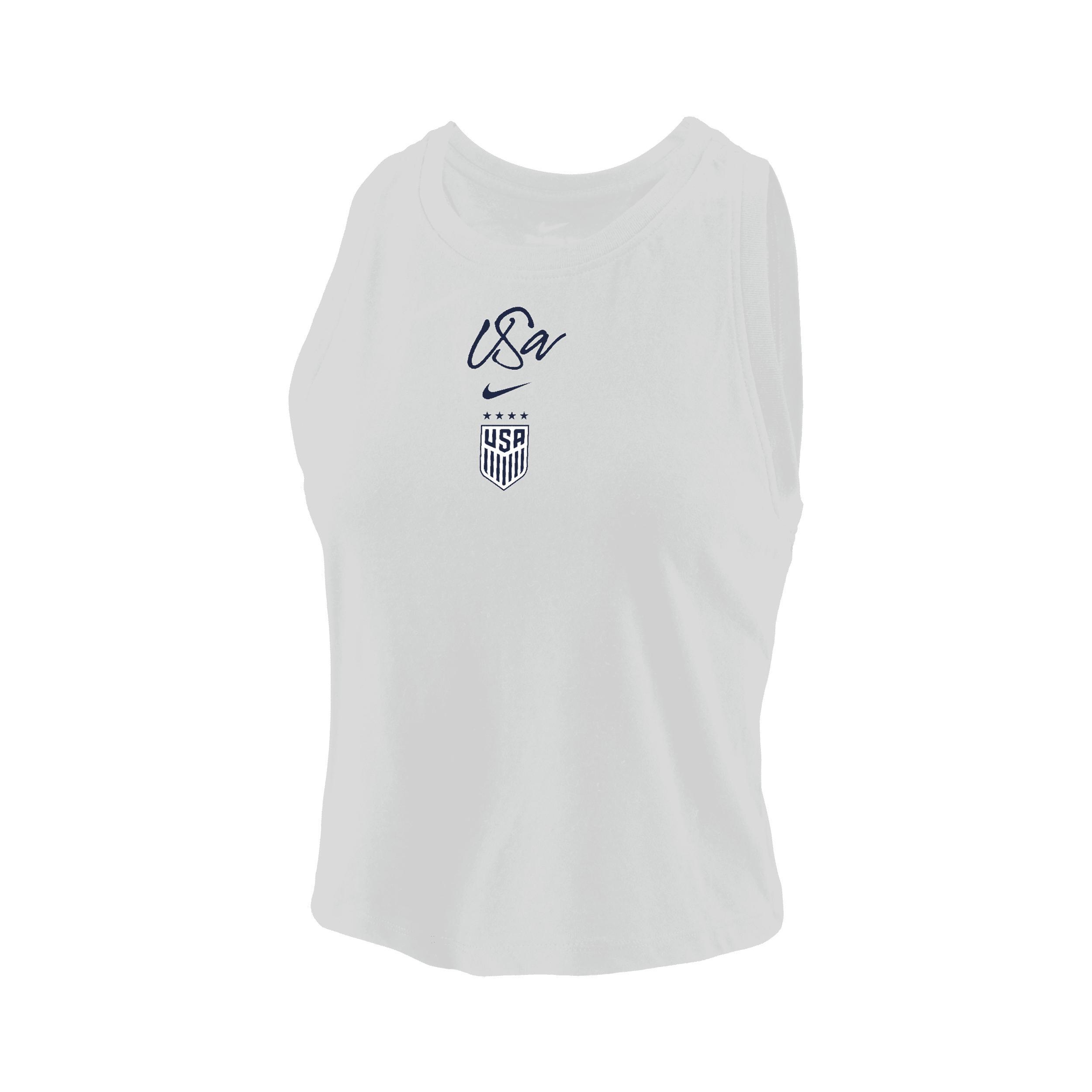 USWNT Nike Womens Soccer Cropped Tank Top Product Image