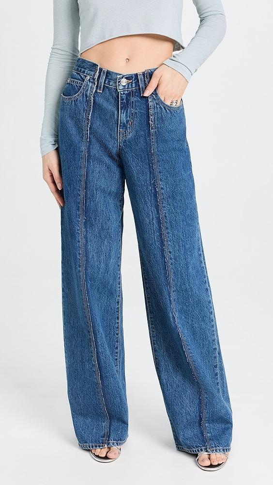 SLVRLAKE Re-Work Mica Paneled Jeans | Shopbop Product Image