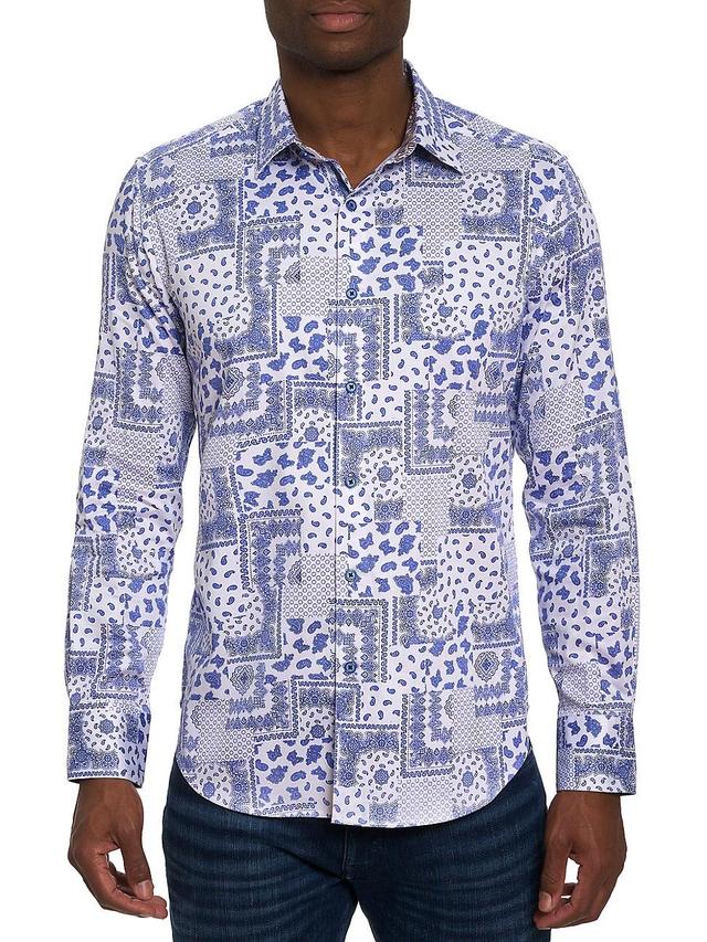 Robert Graham Vittoria Paisley Stretch Button-Up Shirt Product Image