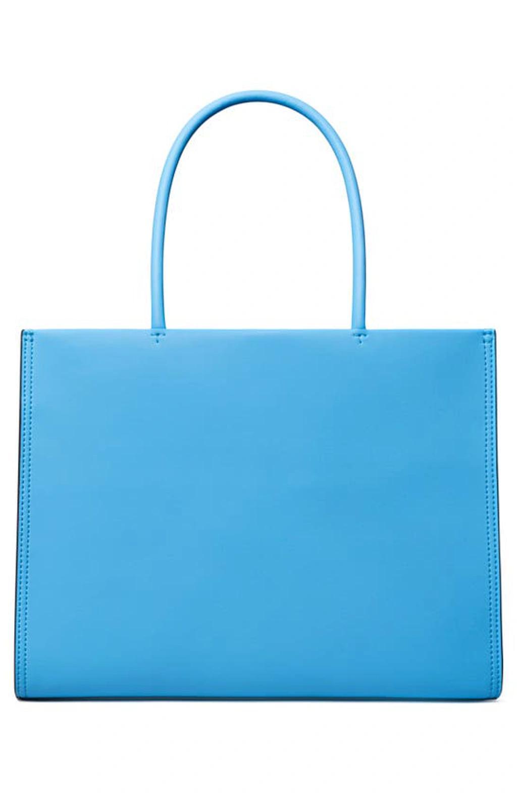 TORY BURCH Small Ella Tote Bag In Blue Product Image