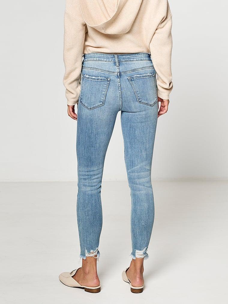 Distressed Crop Skinny Jeans Product Image