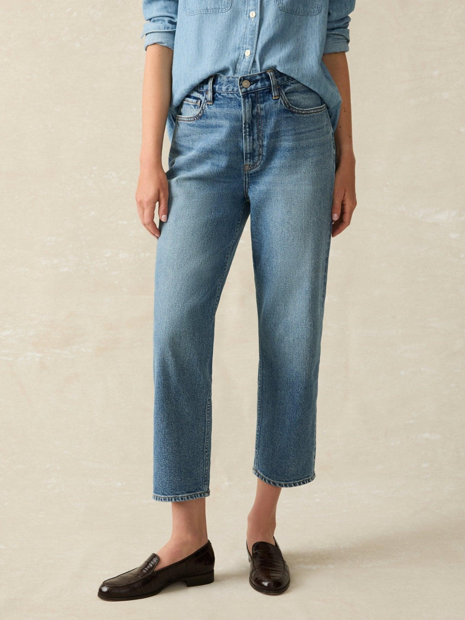 90s Crop Jean - Bluestone Wash Female Product Image