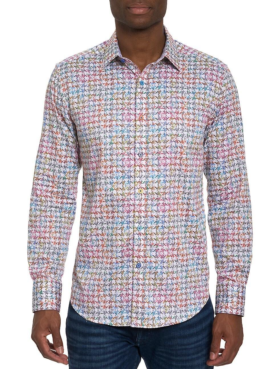 Mens Seven Hills Graphic Button-Front Shirt Product Image