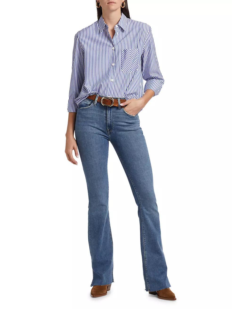 Barbara High-Rise Bootcut Jeans Product Image