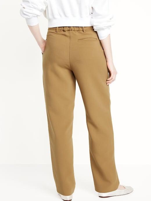 Extra High-Waisted Taylor Trouser Straight Pants Product Image