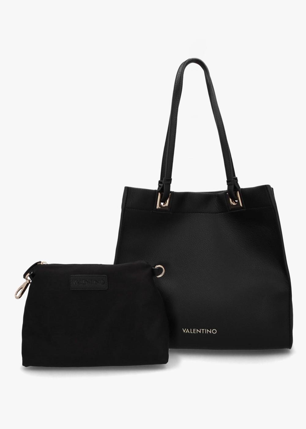 VALENTINO GARAVANI Post Relove Recycle Nero Shopper Bag In Bke Product Image