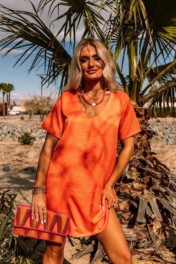 Mezcal Margs Layered Necklace In Tangerine Product Image