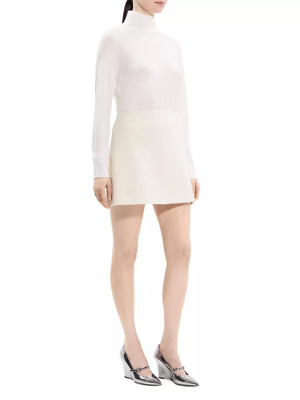 Wool-Cashmere Miniskirt Product Image