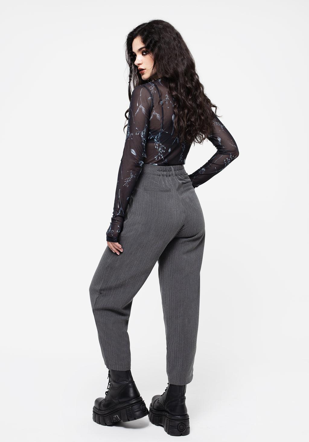 Herringbone Balloon Trousers Product Image