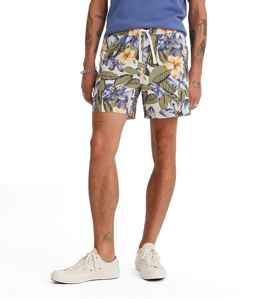 Levi's® Elastic Waist XX Easy 6#double; Inseam Tropical Print Chino Shorts Product Image