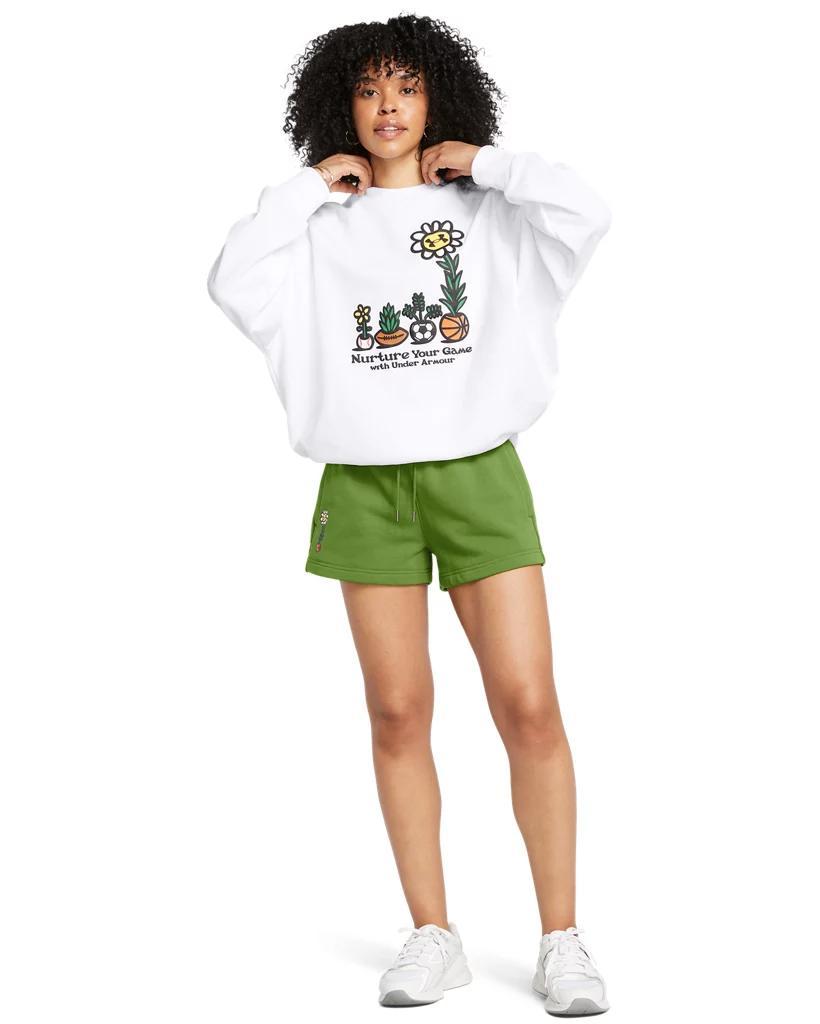 Women's UA Icon Heavyweight Terry Oversized Crew Product Image