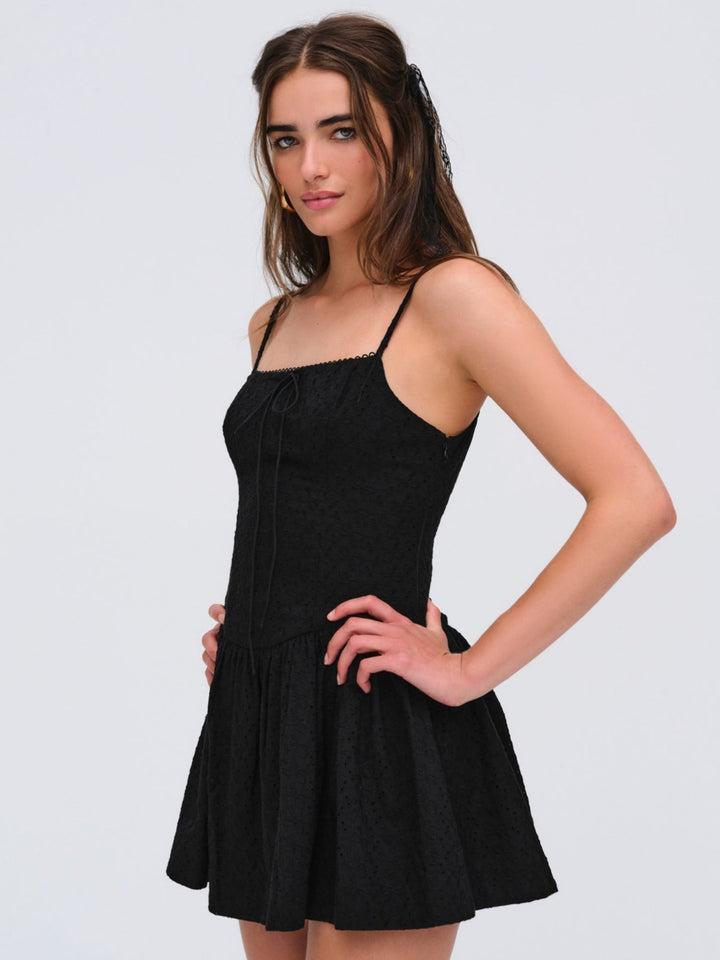 Beau Mini Dress — Black Product Image