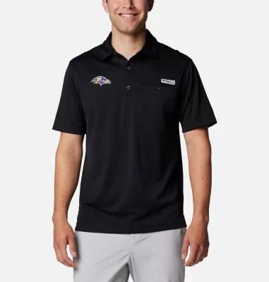 Columbia Men's PFG Flycaster Pocket Polo - Baltimore Ravens- Product Image