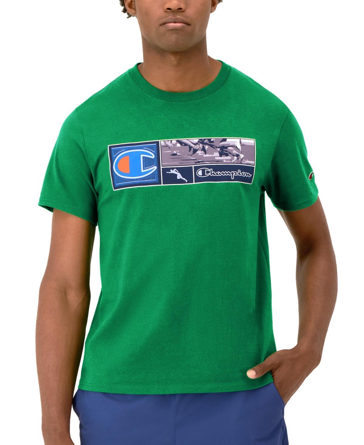 Champion Mens Classic Logo Graphic T-Shirt Product Image