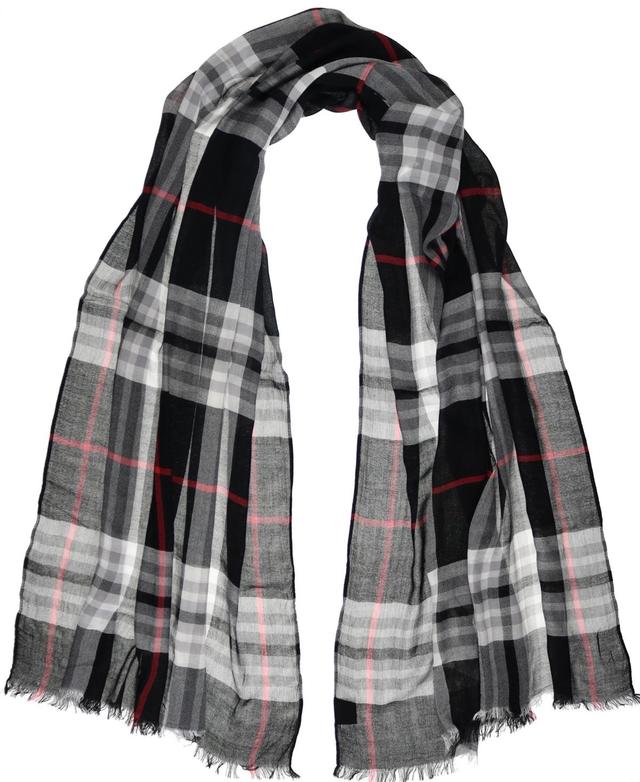 Fraas Womens Signature Plaid Lightweight Evening Wrap Product Image