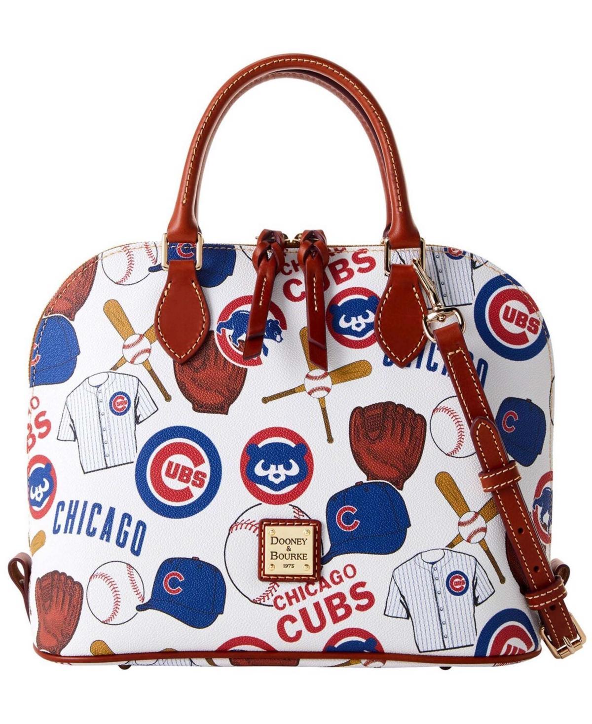 Womens White Chicago Cubs Game Day Zip Satchel Product Image