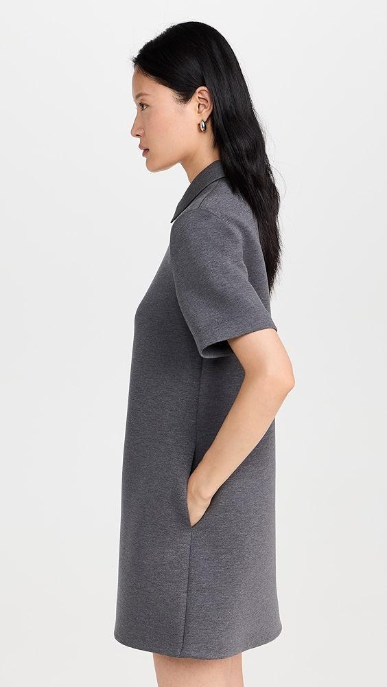 Theory Short Sleeve Half Zip Dress | Shopbop Product Image