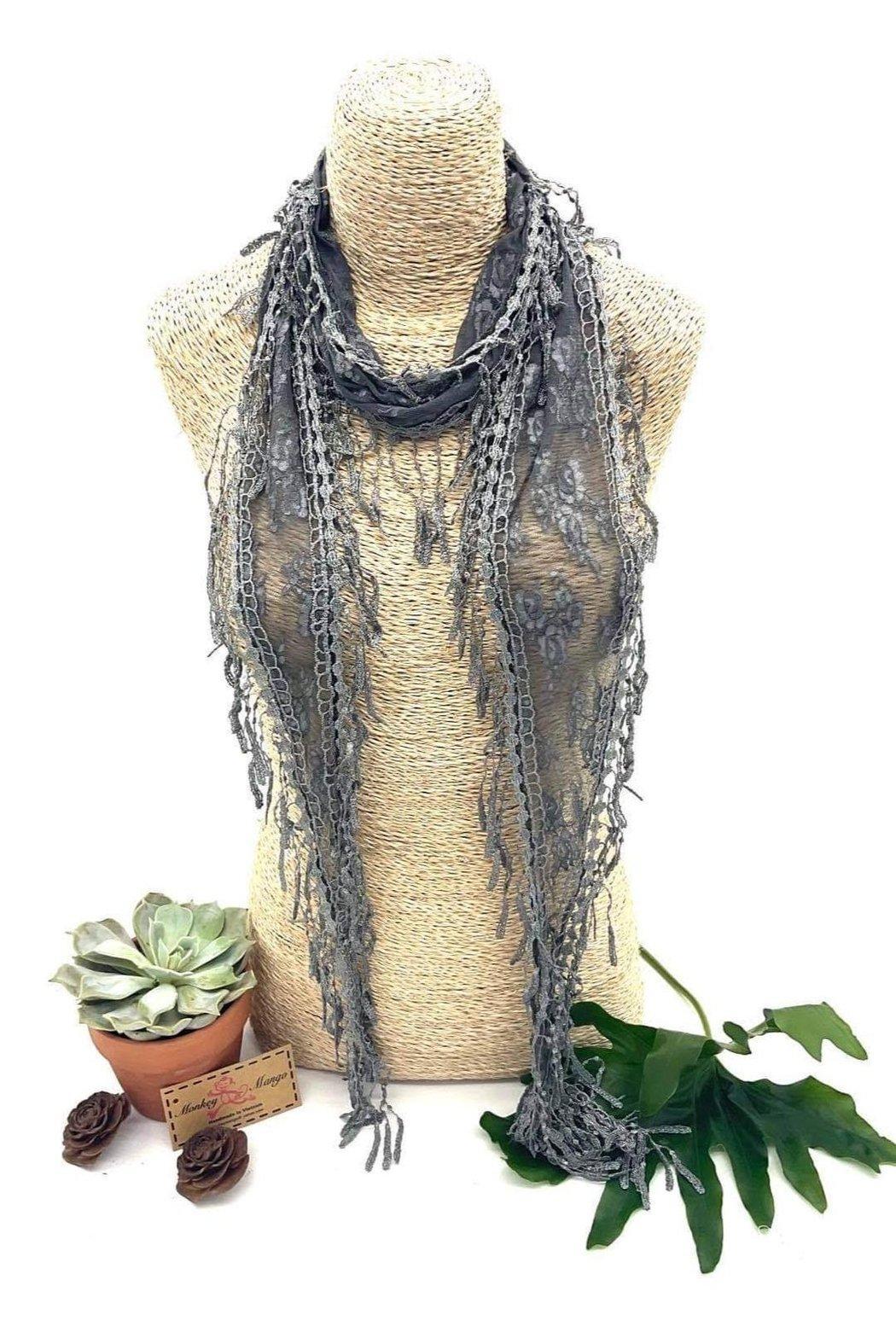 Floral Lace Scarf Female Product Image