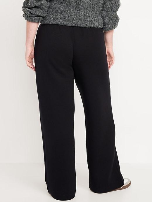 High-Waisted Bounce Fleece Wide-Leg Pants Product Image