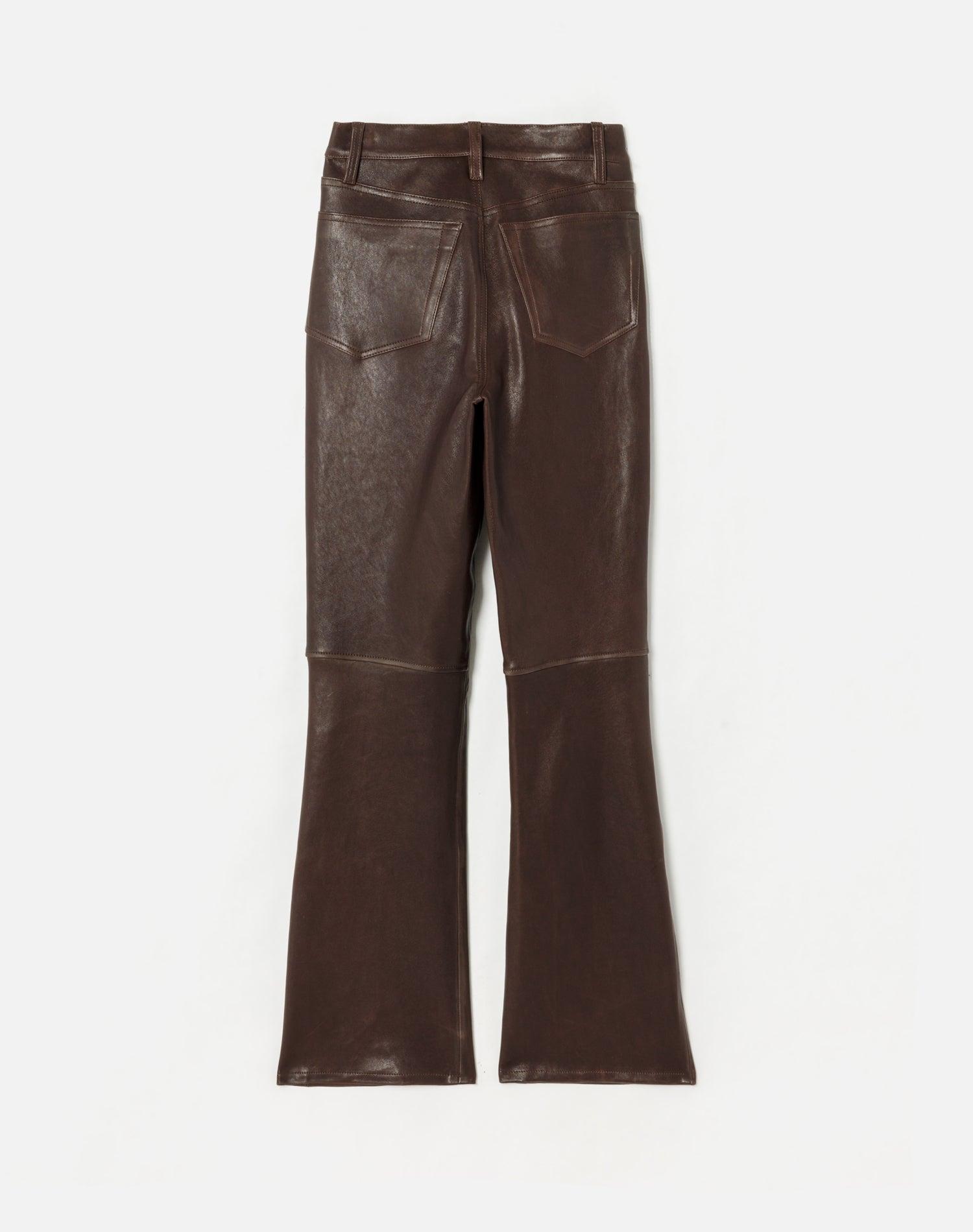 70s Stretch Bootcut - Brown Leather Female Product Image