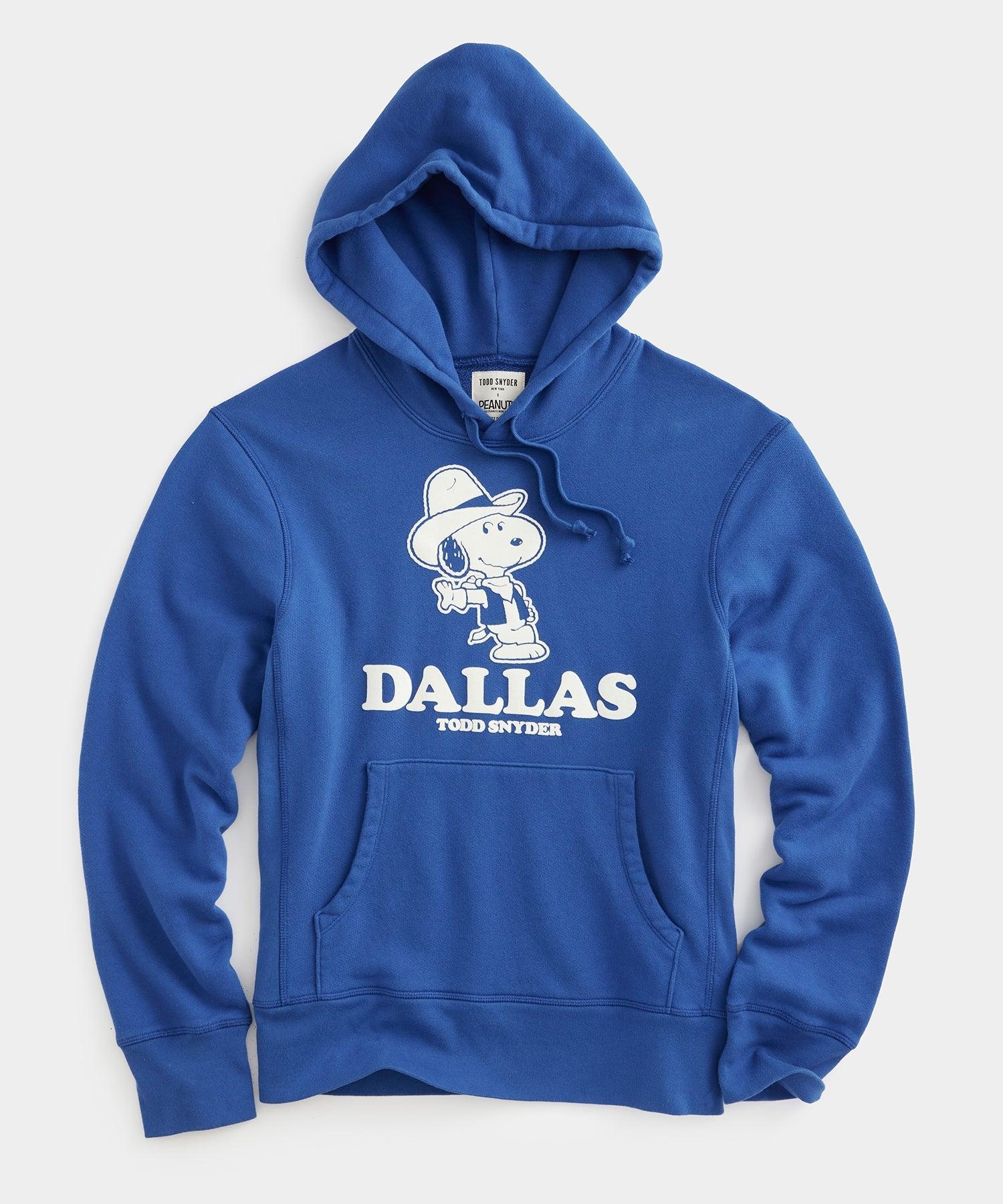 Todd Snyder x Peanuts French Terry Hoodie Dallas Product Image