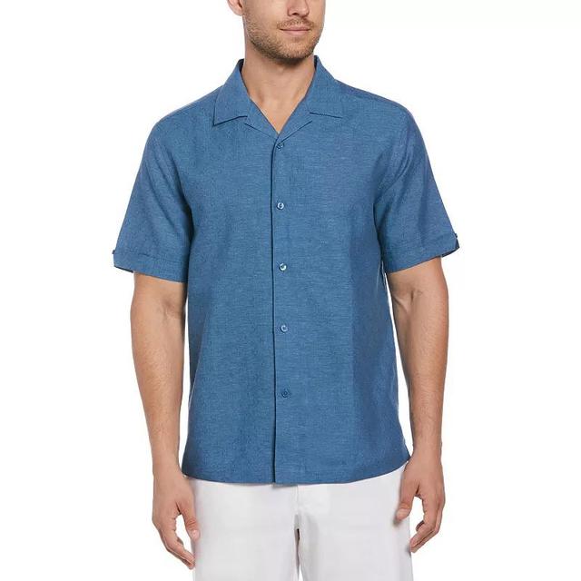 Mens Cubavera Linen Dobby Camp Button-Down Shirt Product Image