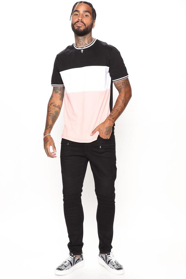 Like That Short Sleeve Tee - Pink/combo Product Image