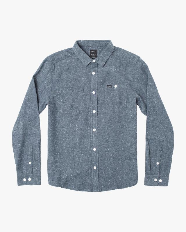 Harvest Neps Flannel Shirt - Moody Blue Product Image