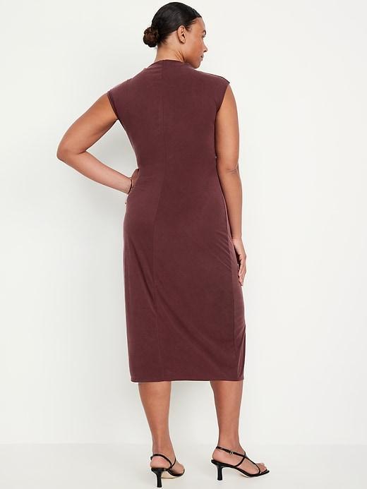 Ruched Midi Dress Product Image